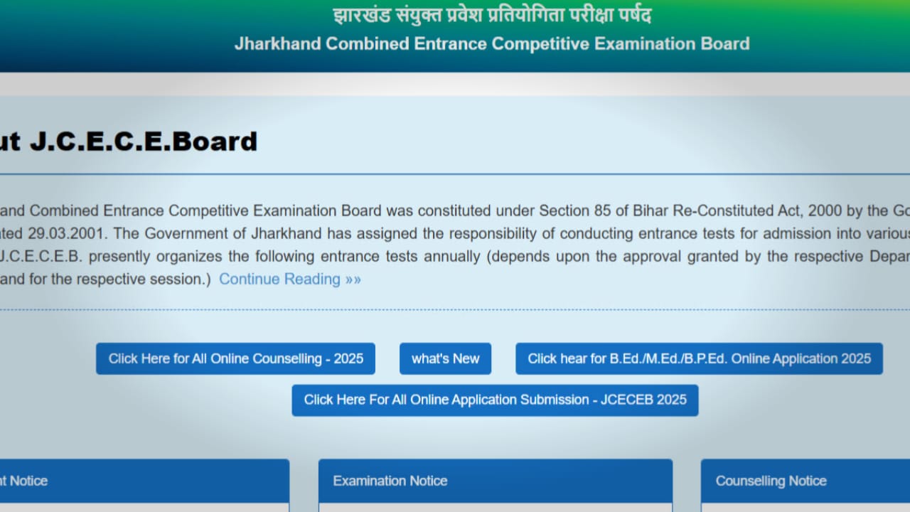 JCECEB BEd Result 2025 OUT
