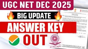 NTA UGC NET Answer Key 2026