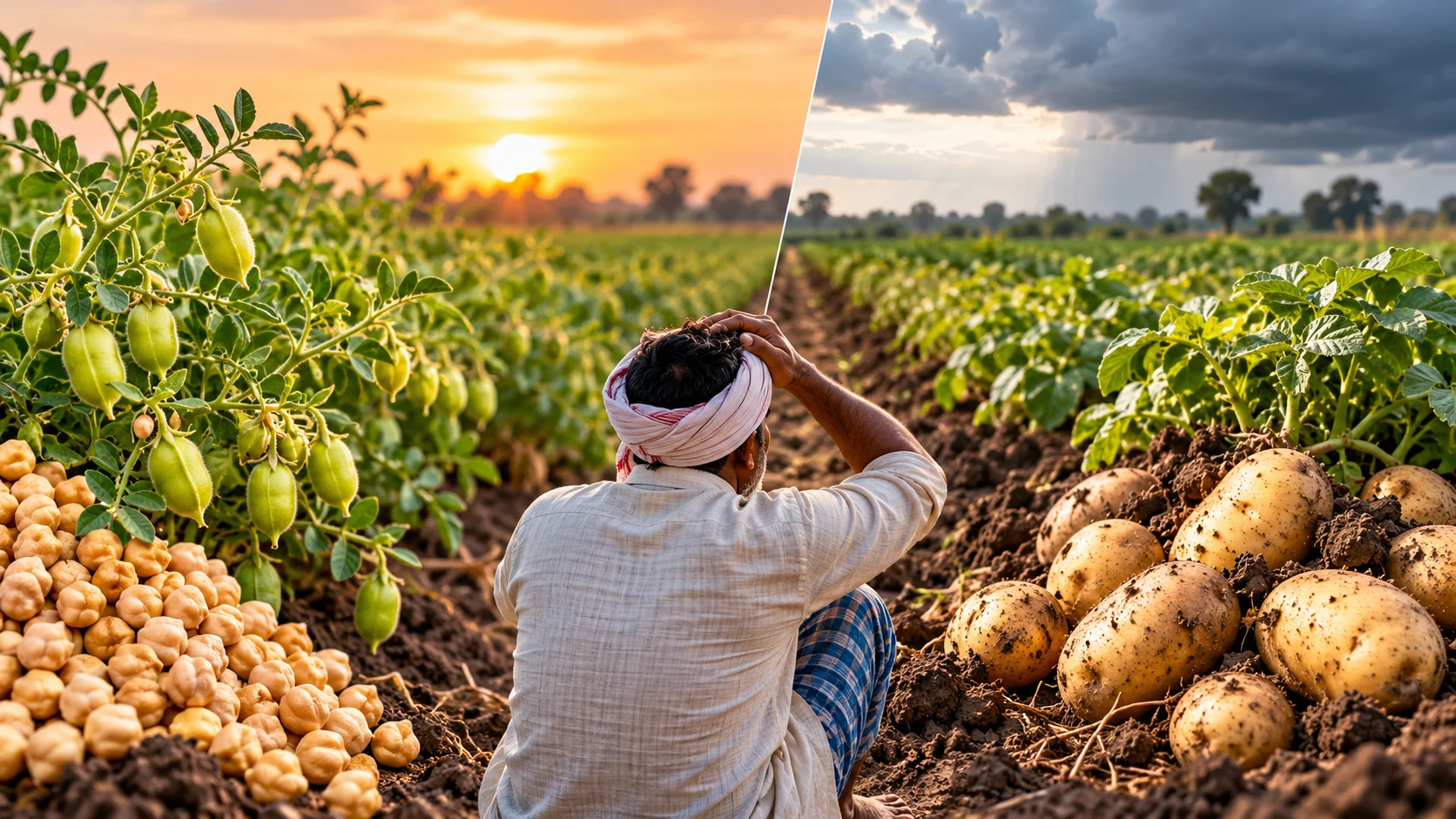 Chana and Potato Farming in MP