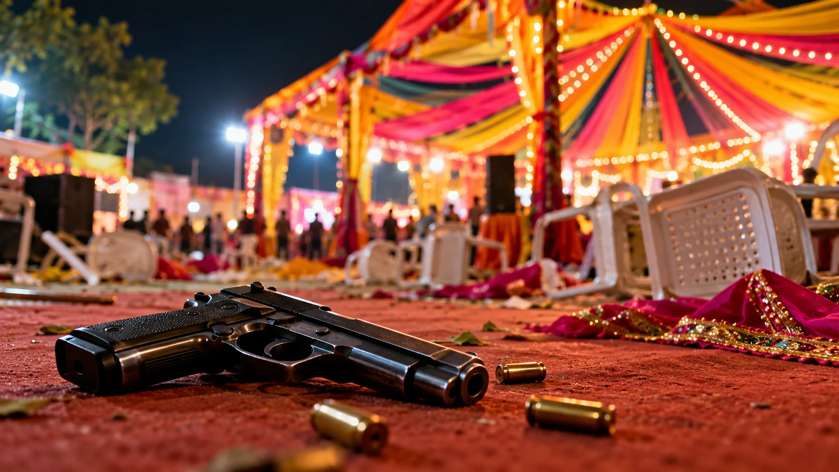 Indore Garba Pandal Firing