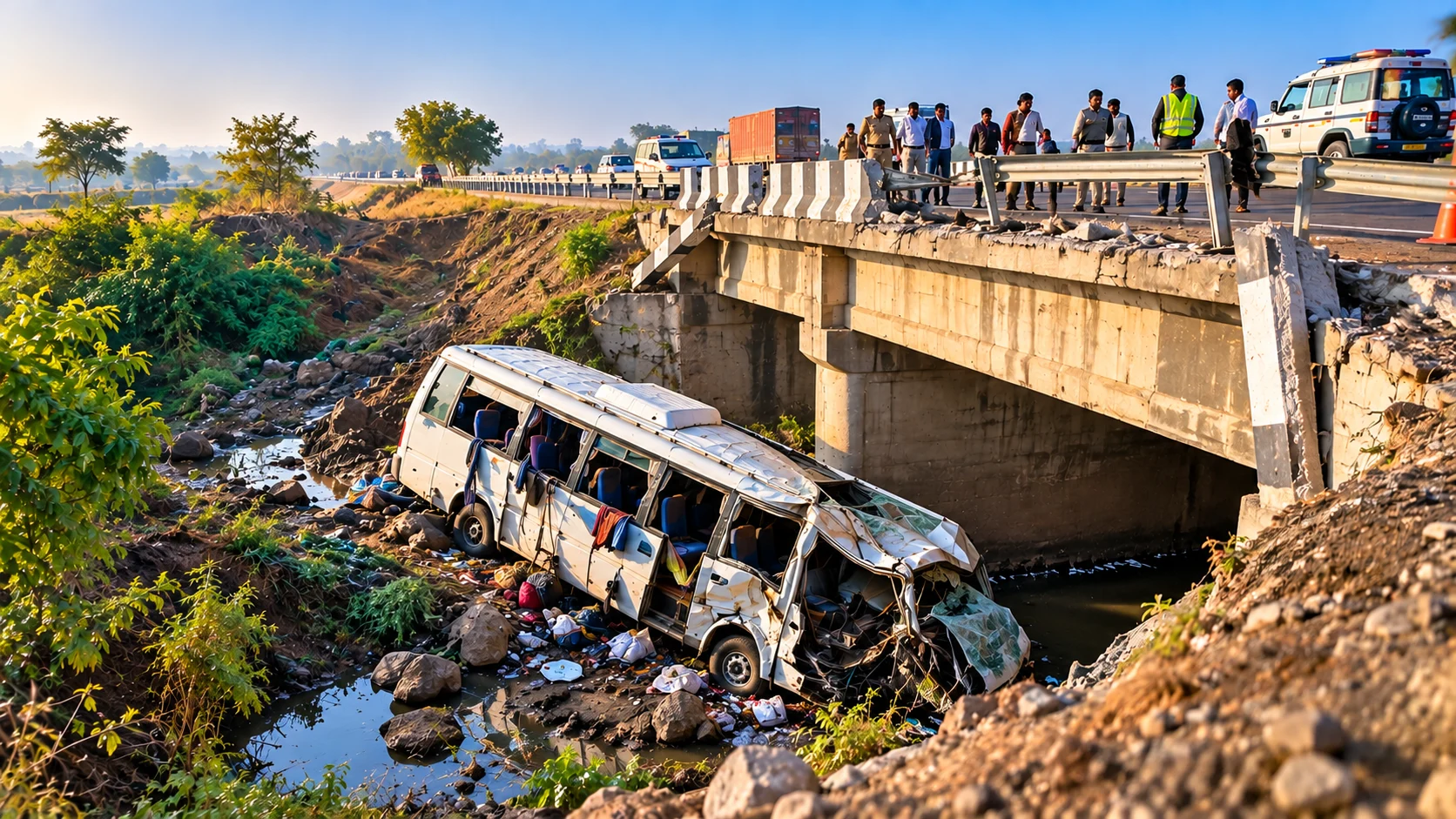 MP Pilgrims Accident news hindi