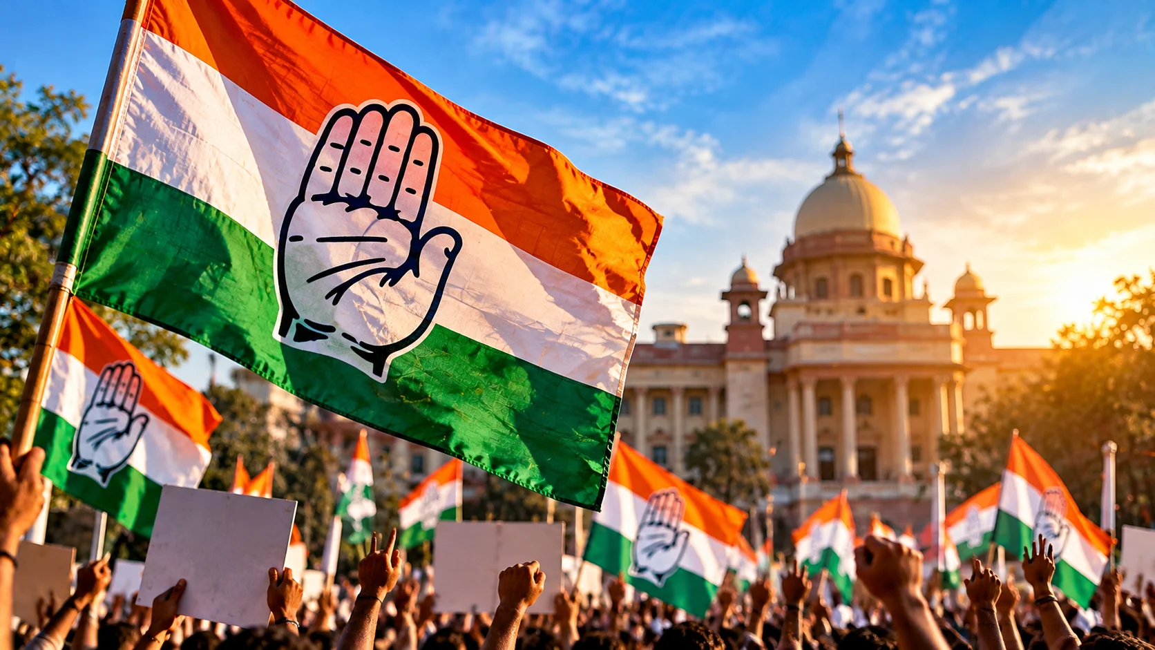 Bhopal Congress Protest