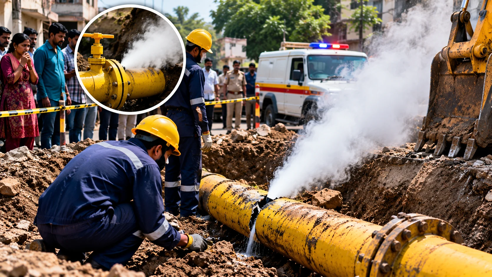 Indore Gas Pipeline Leak